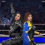 Michelle and Ana in WWE 2K23