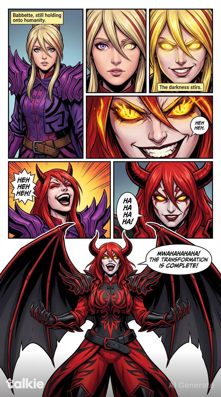Demon Transformation Babbette Demon Transformation by BlueNose1982 on DeviantArt
