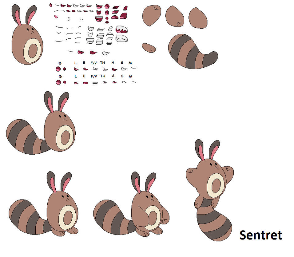 Sentret character builder by AlexTheBuizel52138 on DeviantArt