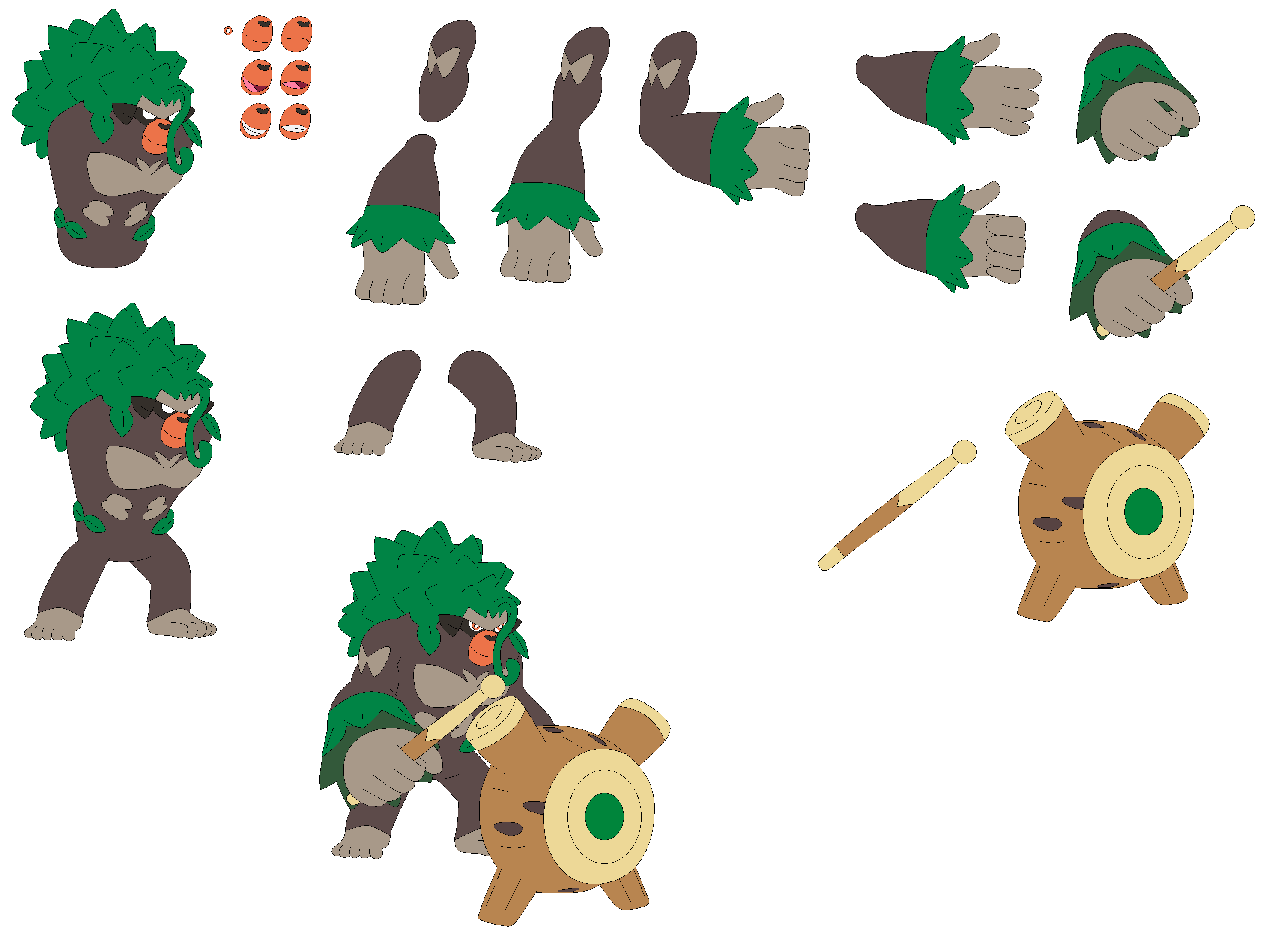 Pokemon Rillaboom Deviantart Rillaboom character builder by AlexTheBuizel52138 on DeviantArt