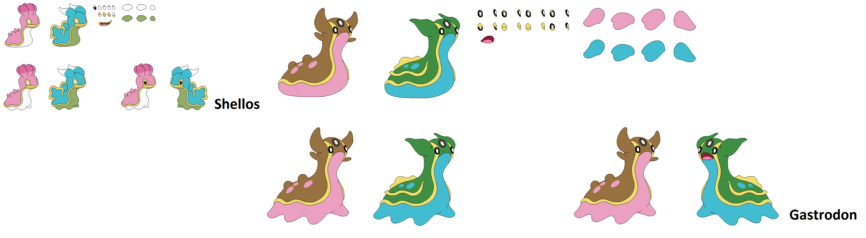 Shellos Evolution Level Gastrodon Evolution Chart