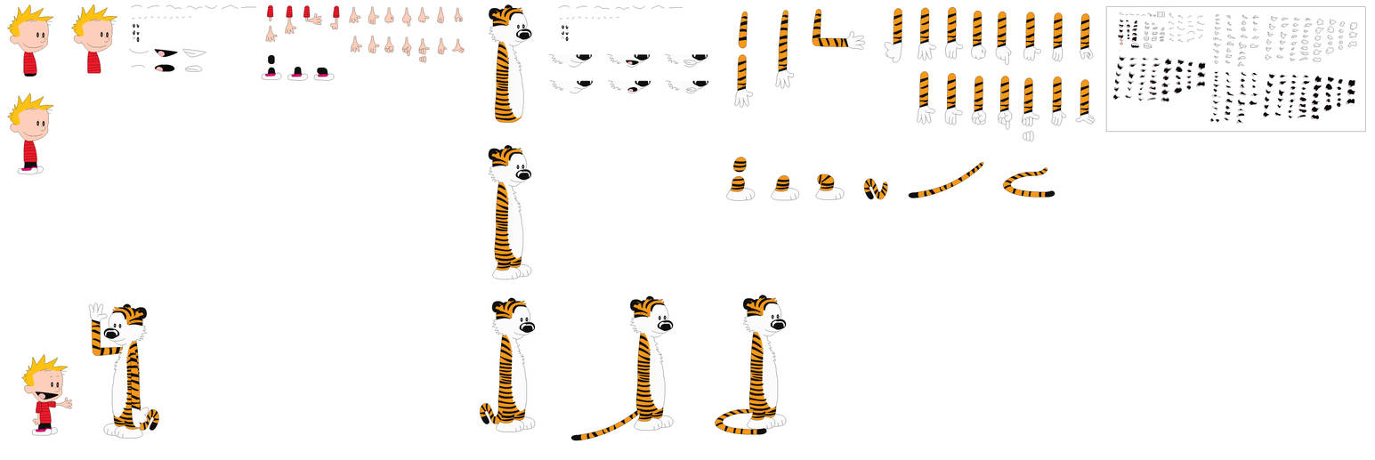 Calvin and Hobbes character builder by AlexTheBuizel52138 on DeviantArt