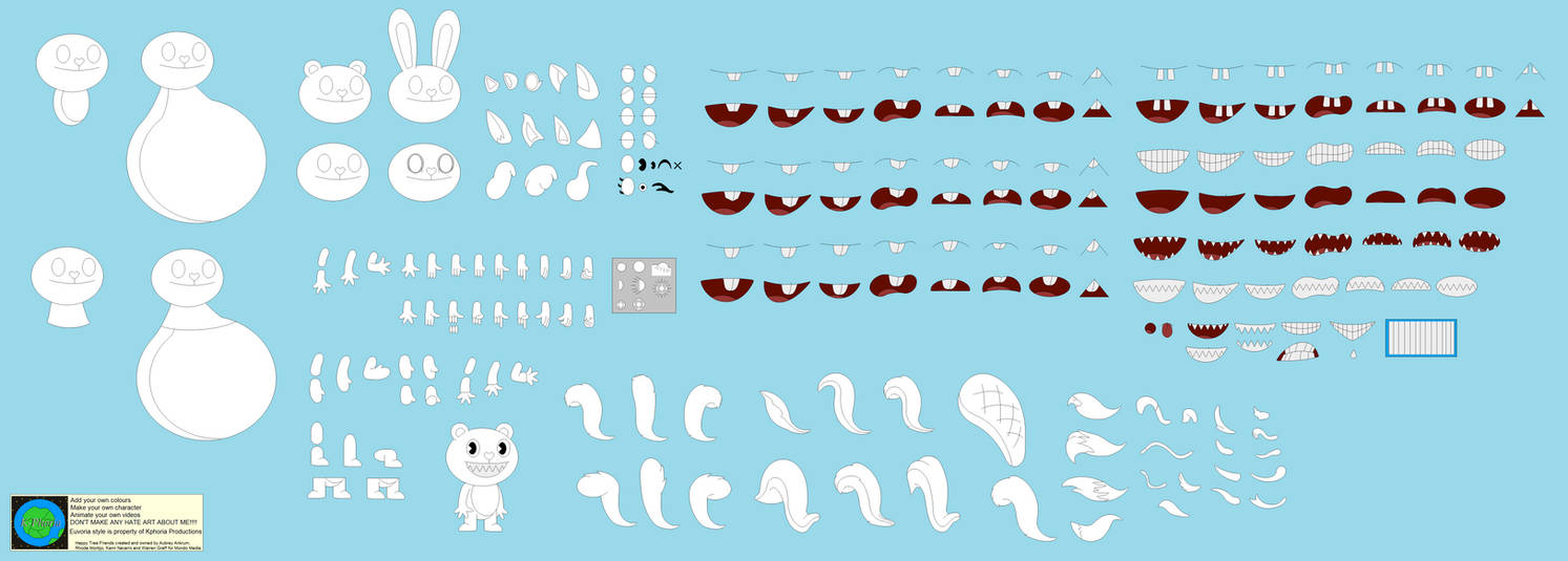 Character Builder- Custom Happy Tree Friend by AlexTheBuizel52138 on ...