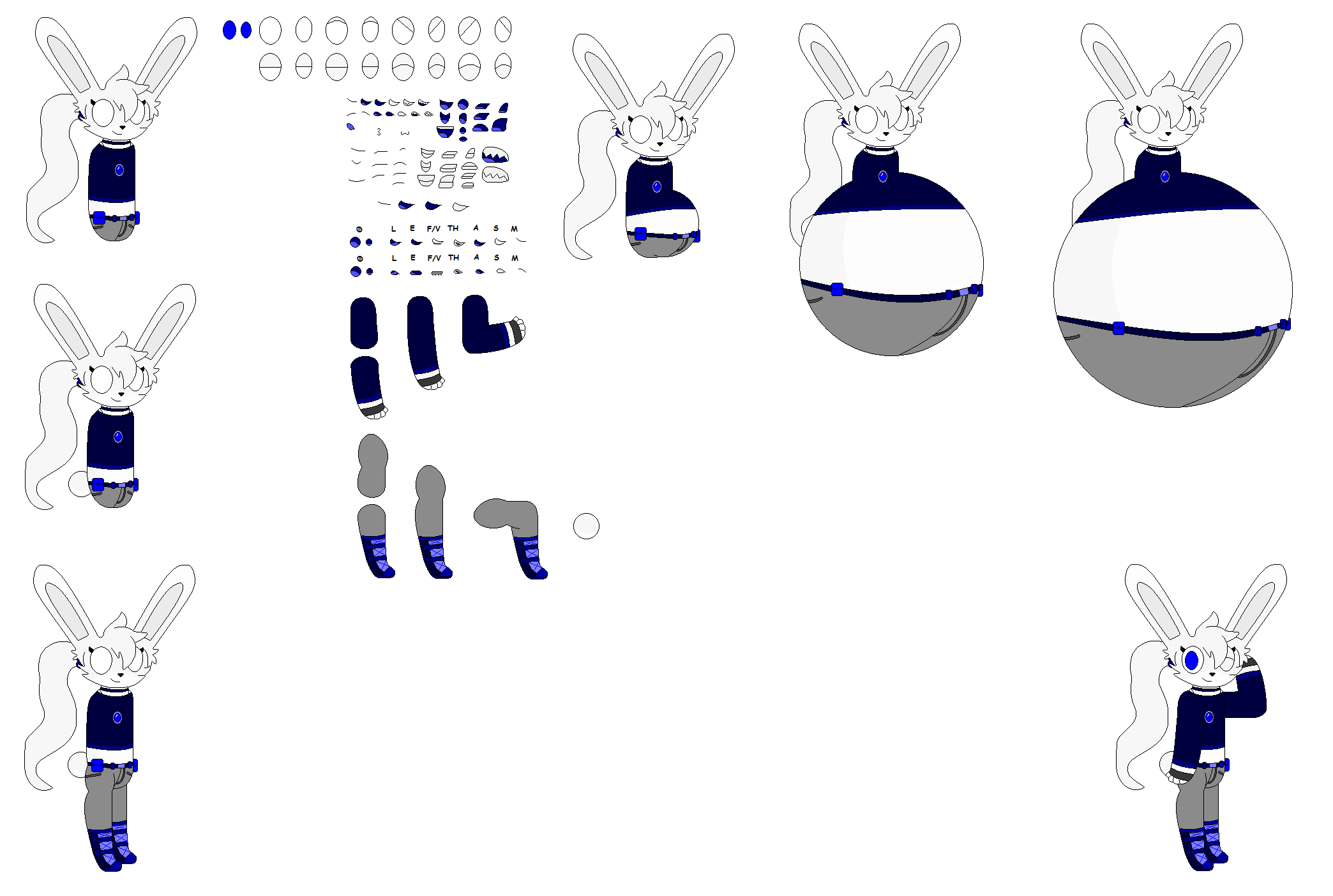 Character Builder Rabbit Yumi Dustnight the Rabbit character builder by AlexTheBuizel52138 on ...