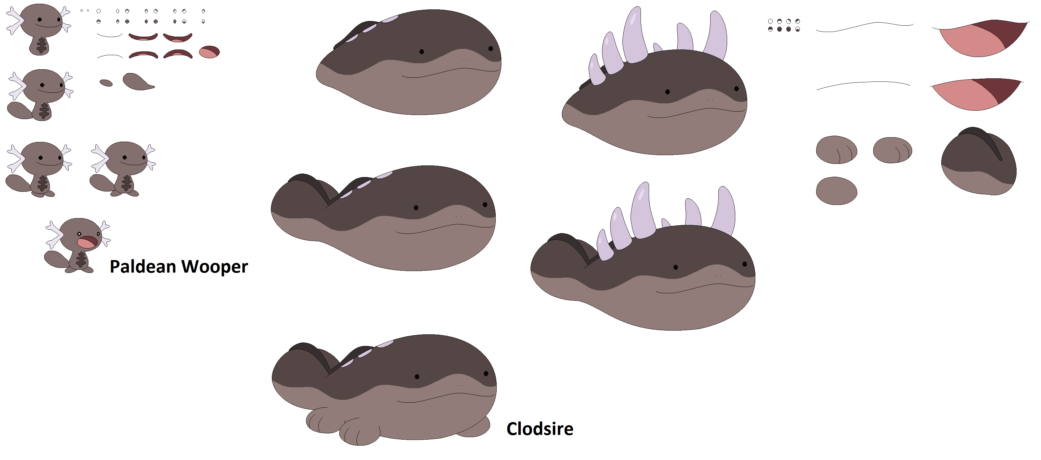Paldean Wooper and Clodsire character builder by AlexTheBuizel52138 on ...