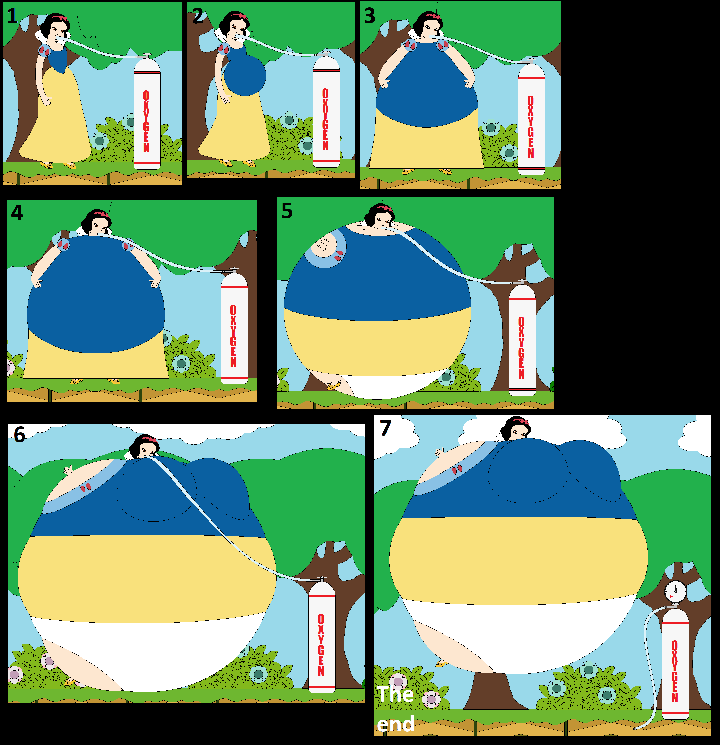 Snow Inflation (Request) Snow White Helium Inflation by BlueBuizelAlex2005 on DeviantArt