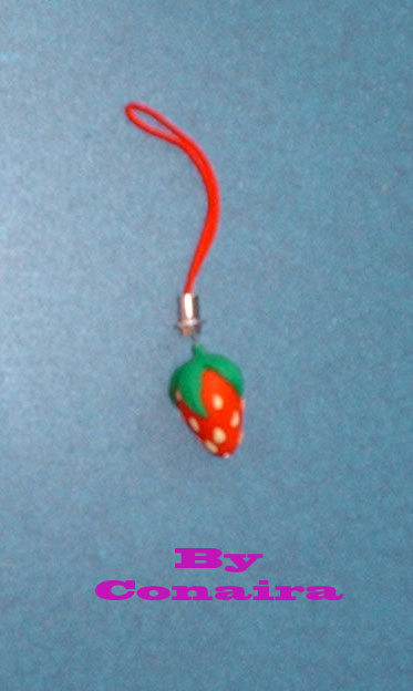 Strawberry Phone Strap