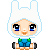 Pixel Icon: Finn Adventure Time