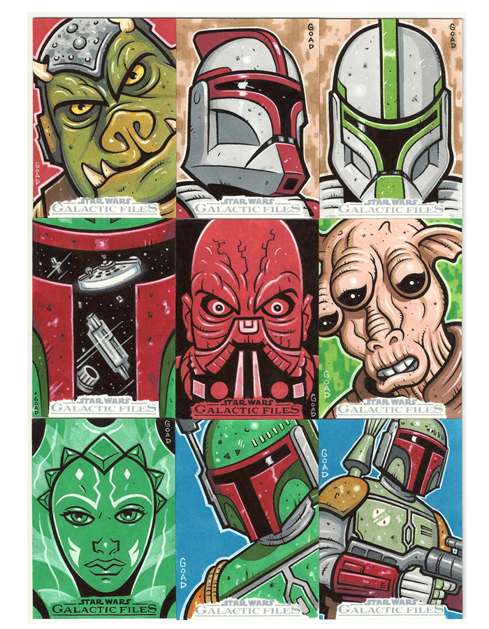 Star Wars sketch cards 6