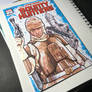 Star Wars Dengar Bounty Hunters #1 sketch cover