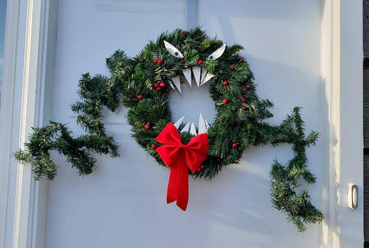 Man Eating Wreath