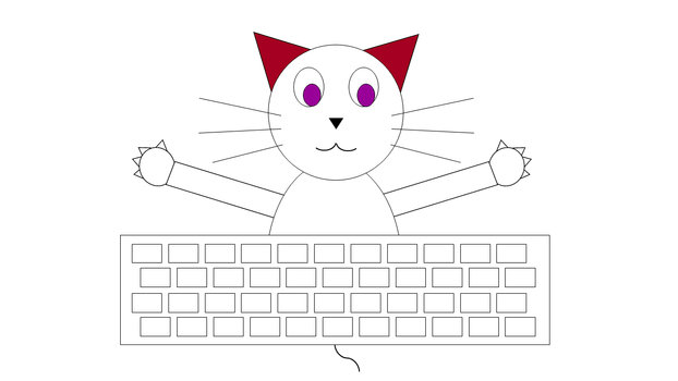 Typing Cat