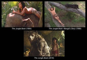 All live action The Jungle Book movies by Disney