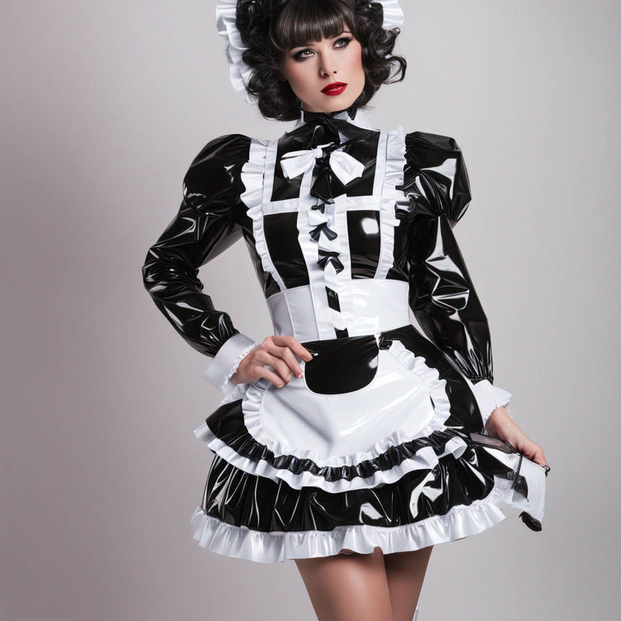 PVC ruffle Maid by Mademoiselle-Juliska on DeviantArt