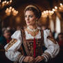 The Hungarian Lady in her Traditional Costume