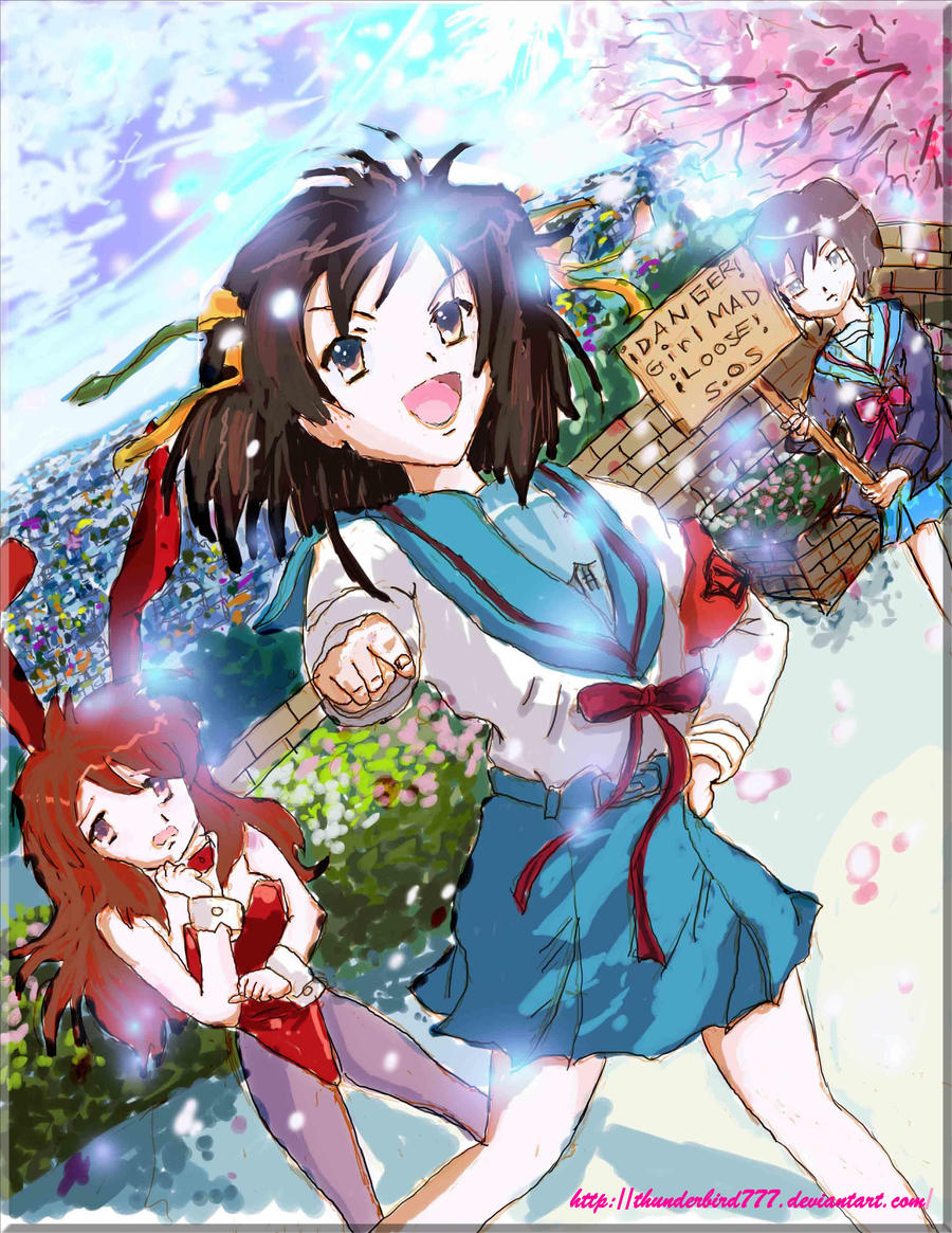 suzumiya haruhi by thunderbird777 on DeviantArt