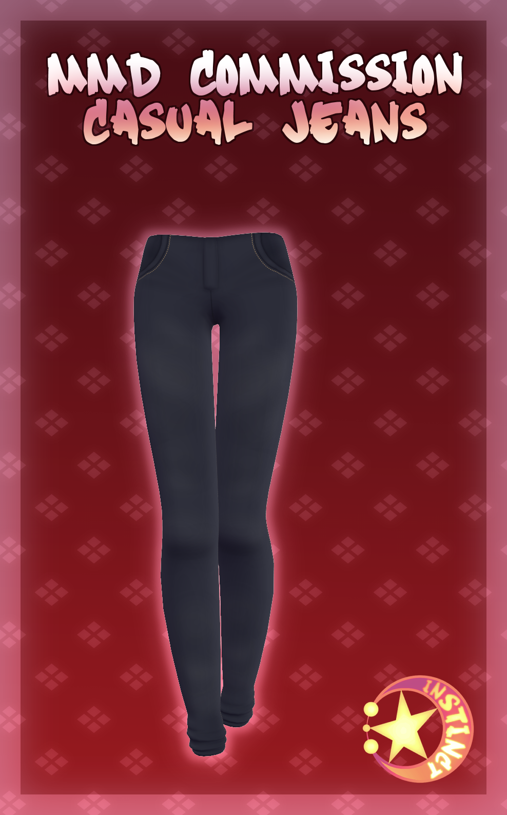 Mmd Ripped Jeans MMD Commission: Casual Jeans by tyInstincts on DeviantArt