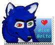 Blue Balto Stamp