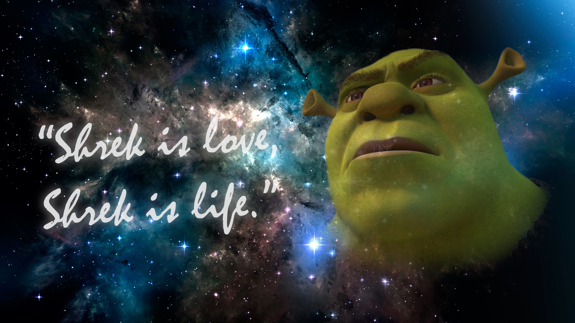 Shrek is love Shrek is life wallpaper