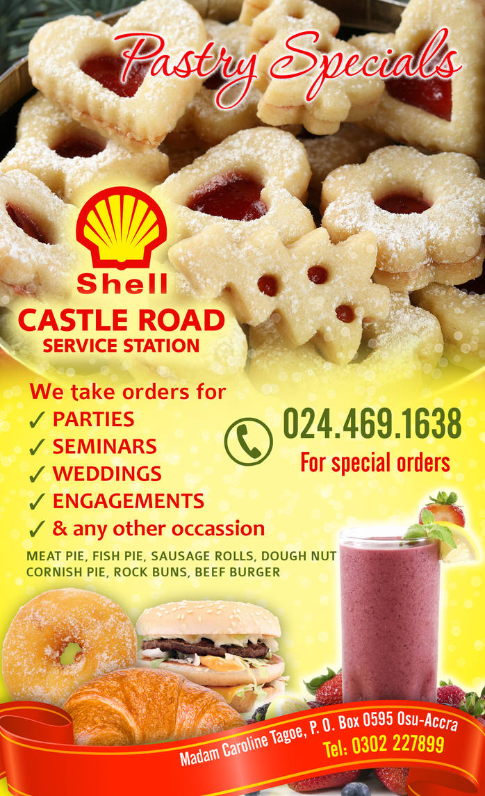 Shell Pastries Flyer by sela1013 on DeviantArt