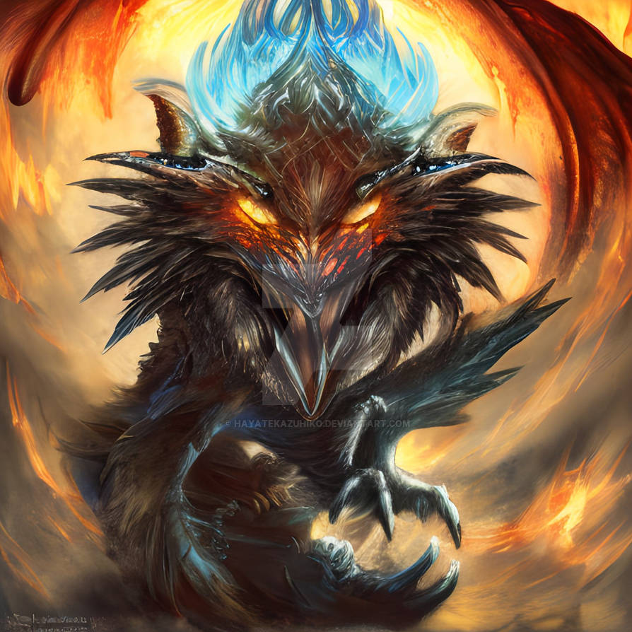 Demi God of the Blue flames by HayateKazuhiko on DeviantArt