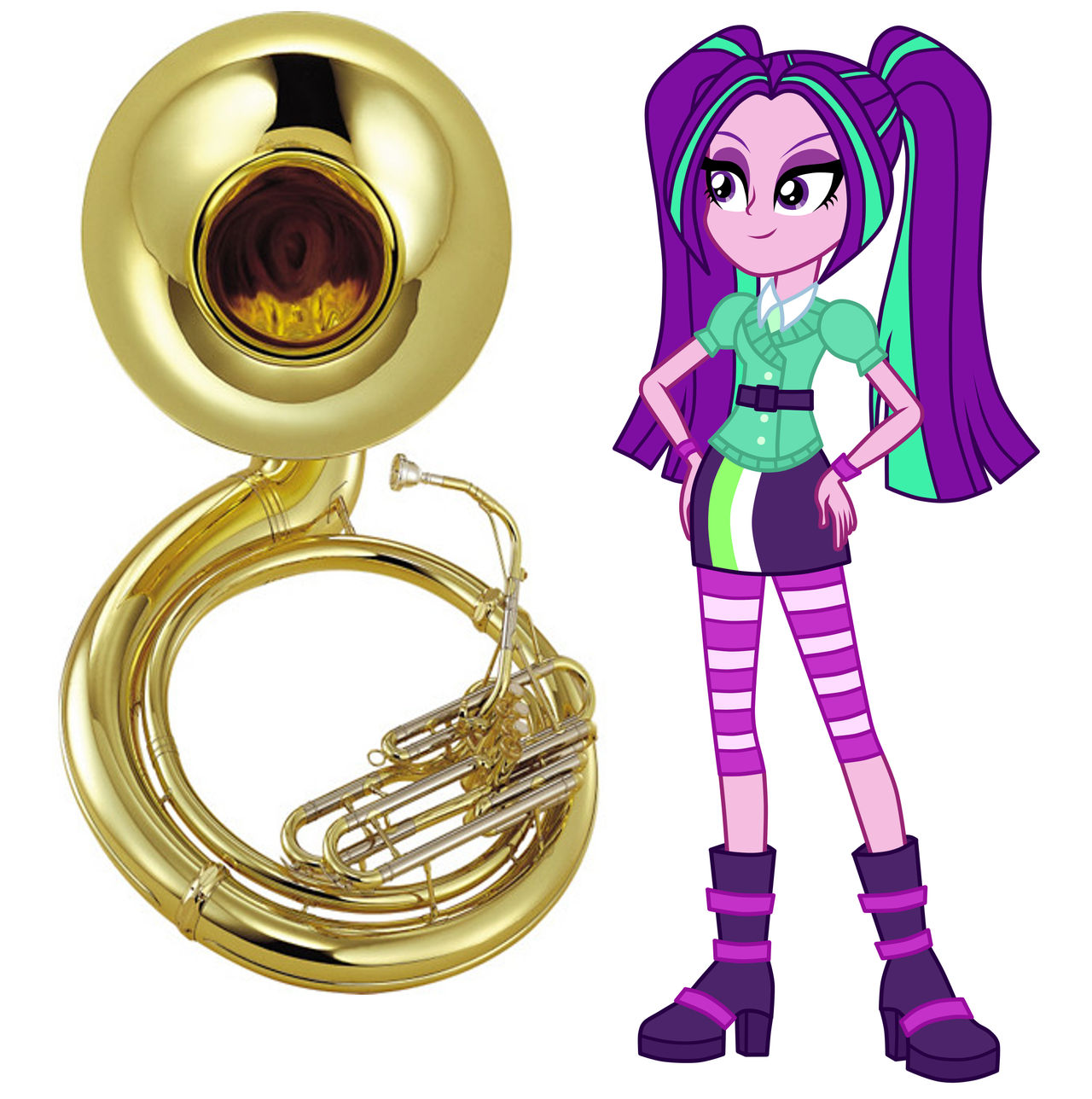 Equestria Marching Girls: Aria Blaze by beatlestributeman on DeviantArt