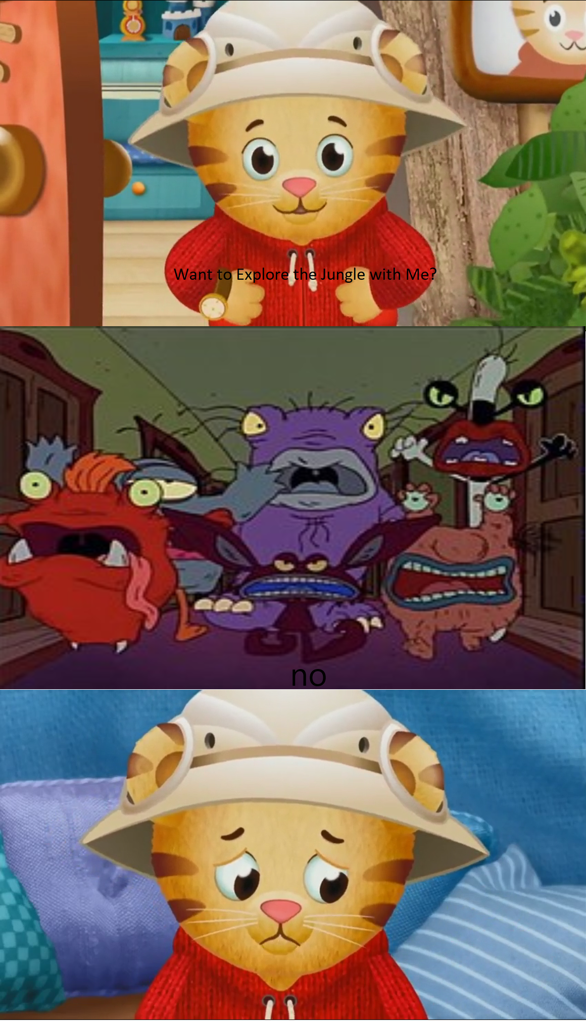 Daniel Tiger Deviantart daniel tiger esse no Real Monsters by julinhafidelis on DeviantArt