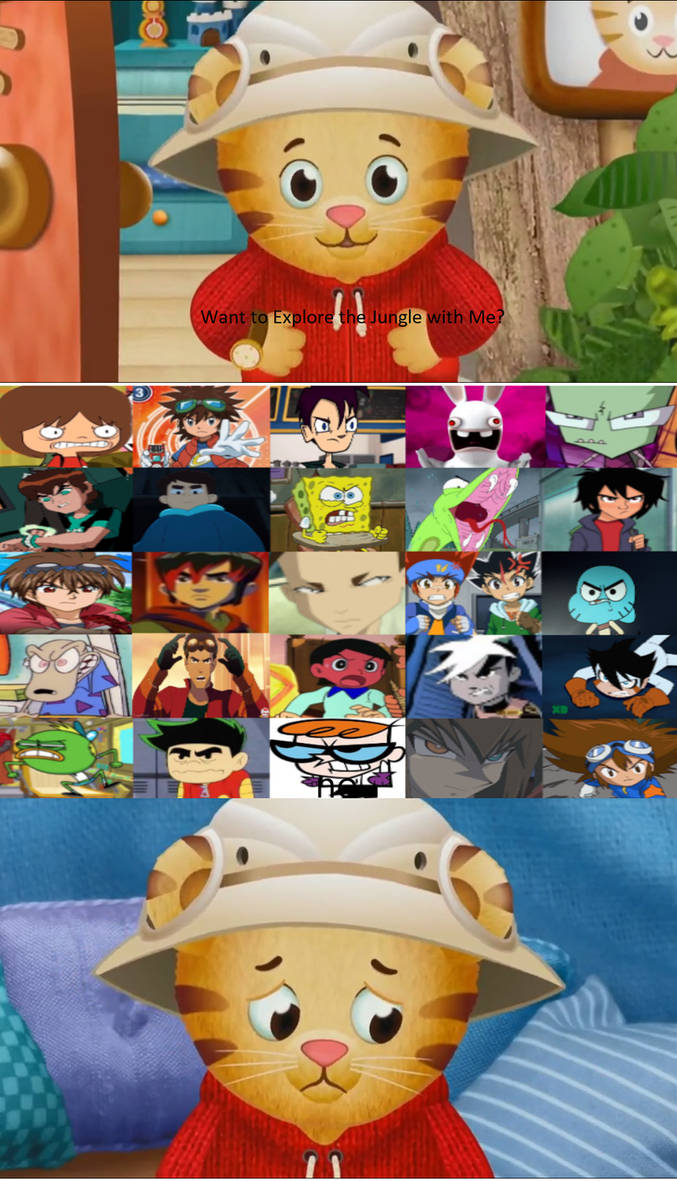 Deviantart Daniel Blank Doesn T Want To Help Daniel Tiger angry boys by julinhafidelis on ...