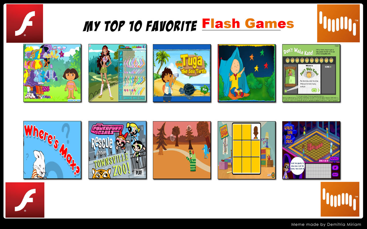 Flash Games Images My Top 10 Favorite Flash Games childrens by julinhafidelis on DeviantArt