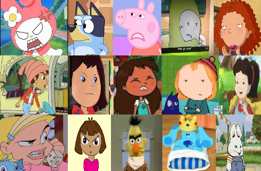 Indignant Characters 15 Angry Characters Reaction Template by julinhafidelis on DeviantArt
