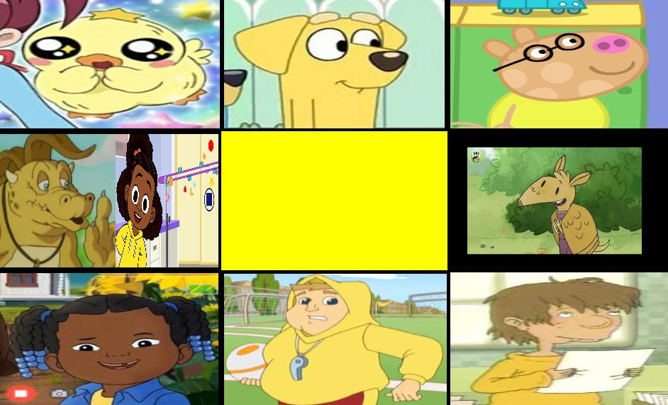 My Favorite Yellow Characters by julinhafidelis on DeviantArt