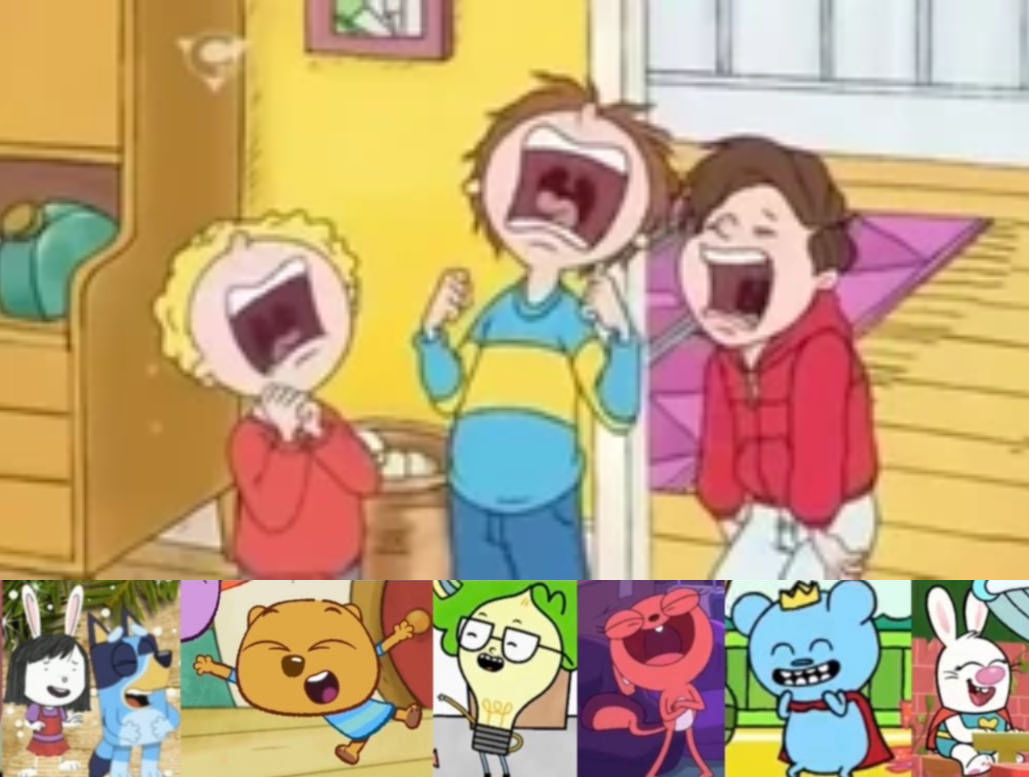 The Harmony Friends Laughing At Henry And Rude At by julinhafidelis on ...