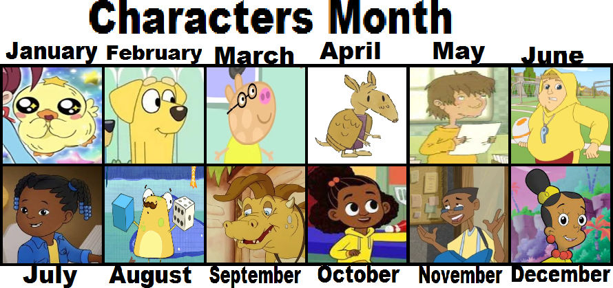 Abc Month Characters. Deviantart My characters month (version yellow) by julinhafidelis on DeviantArt