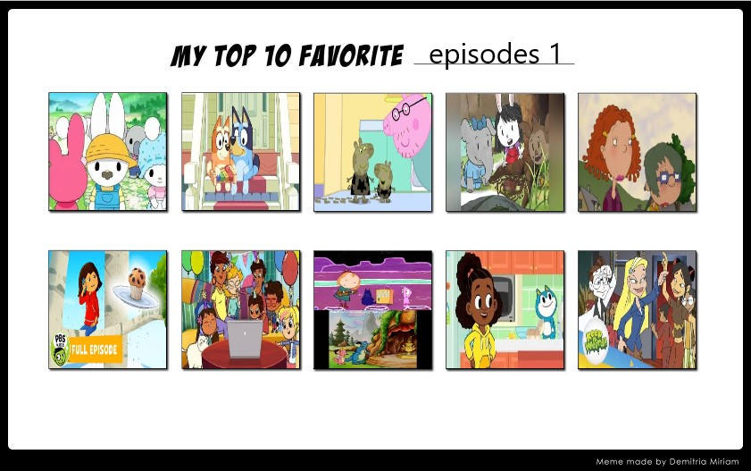 Deviantart Which Episode my top 10 favorite Episodes 1 by julinhafidelis on DeviantArt