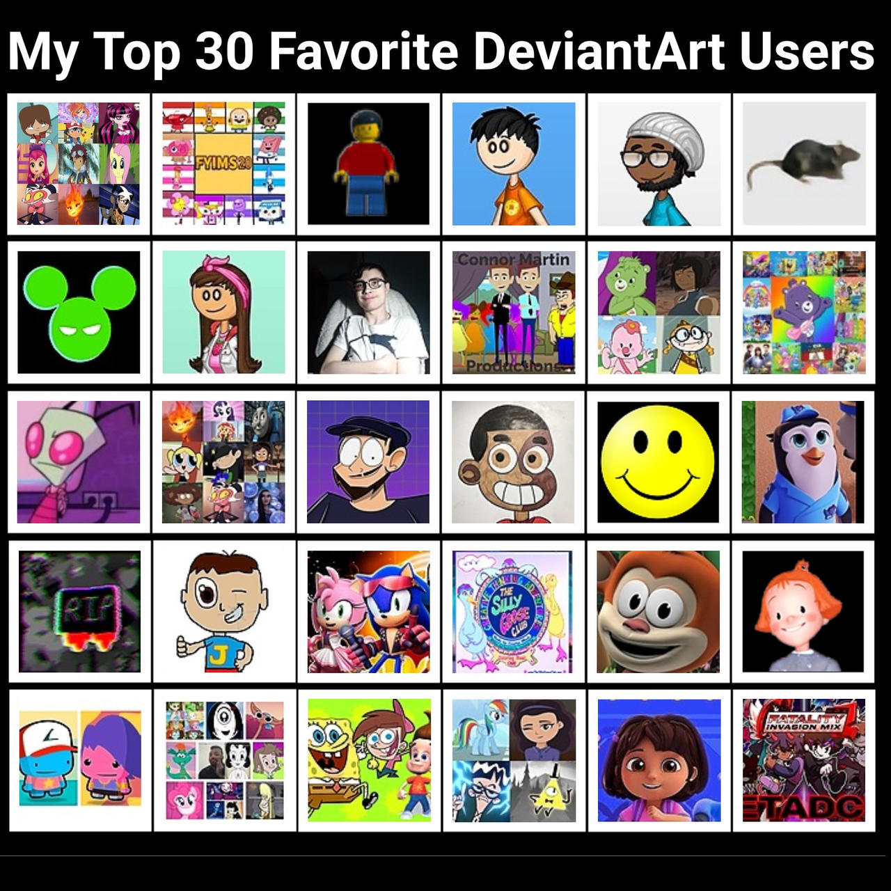 1. Deviantart My Top 30 Favorite Deviantart users by julinhafidelis on DeviantArt