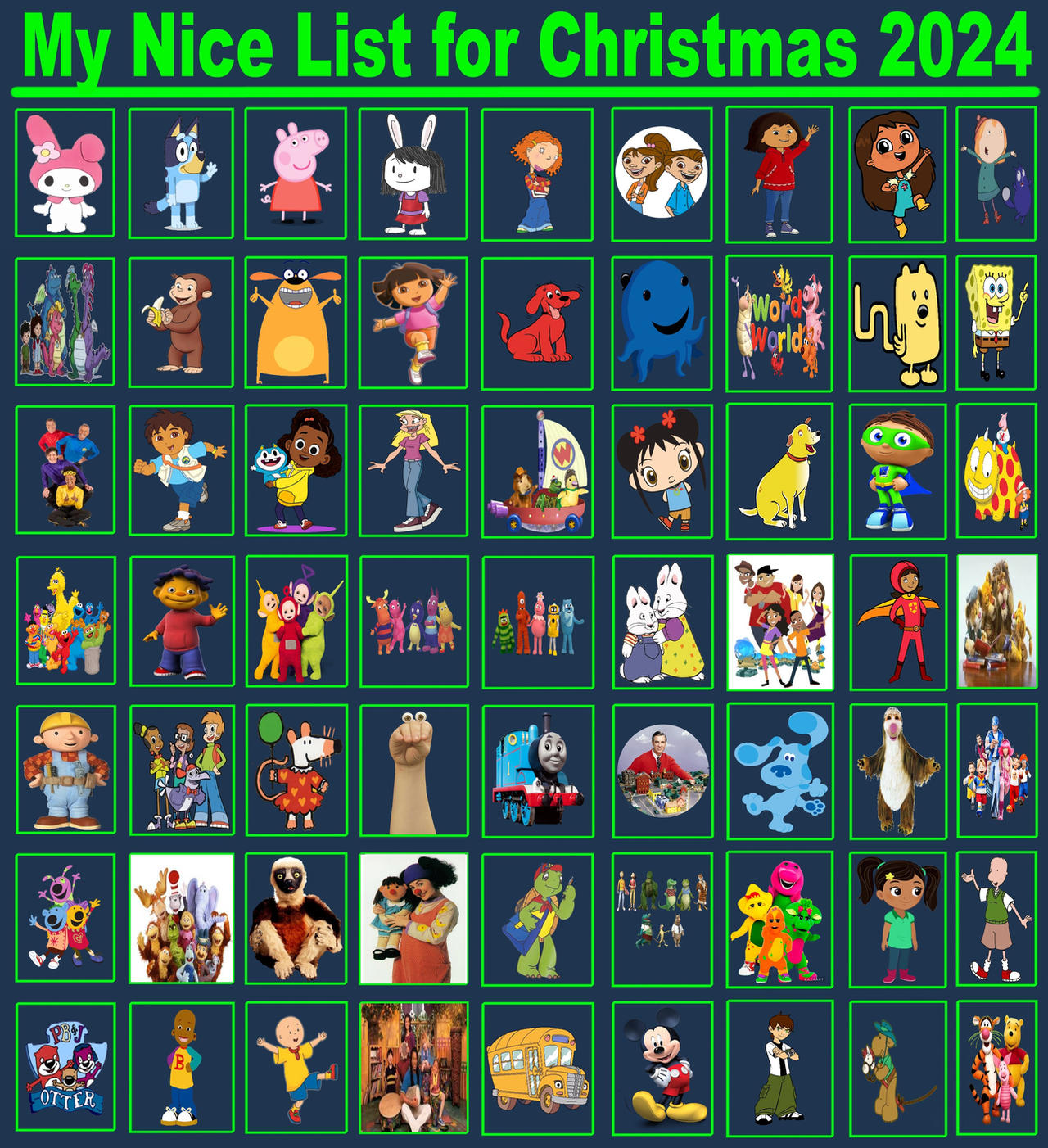 My Nice List for Christmas 2024! (Part 1) by julinhafidelis on DeviantArt