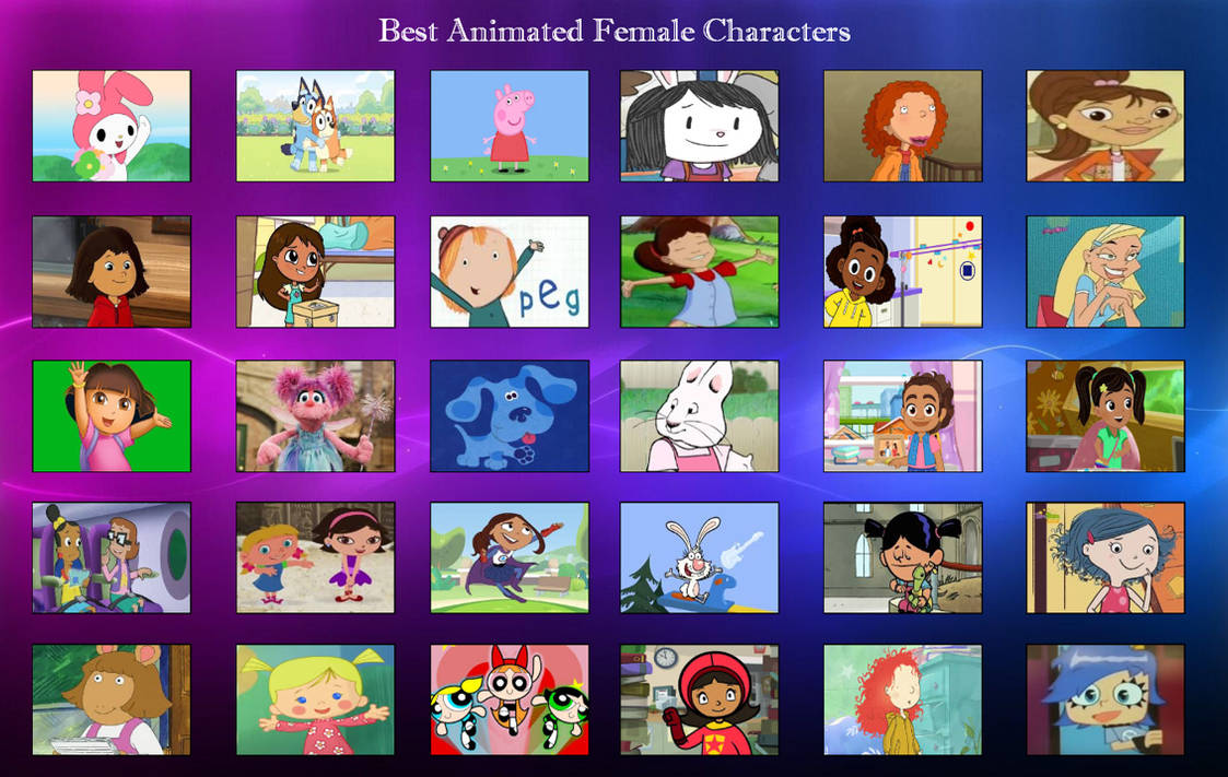 Best Animated Female Characters by julinhafidelis on DeviantArt Best Animated Female Characters by julinhafidelis on DeviantArt