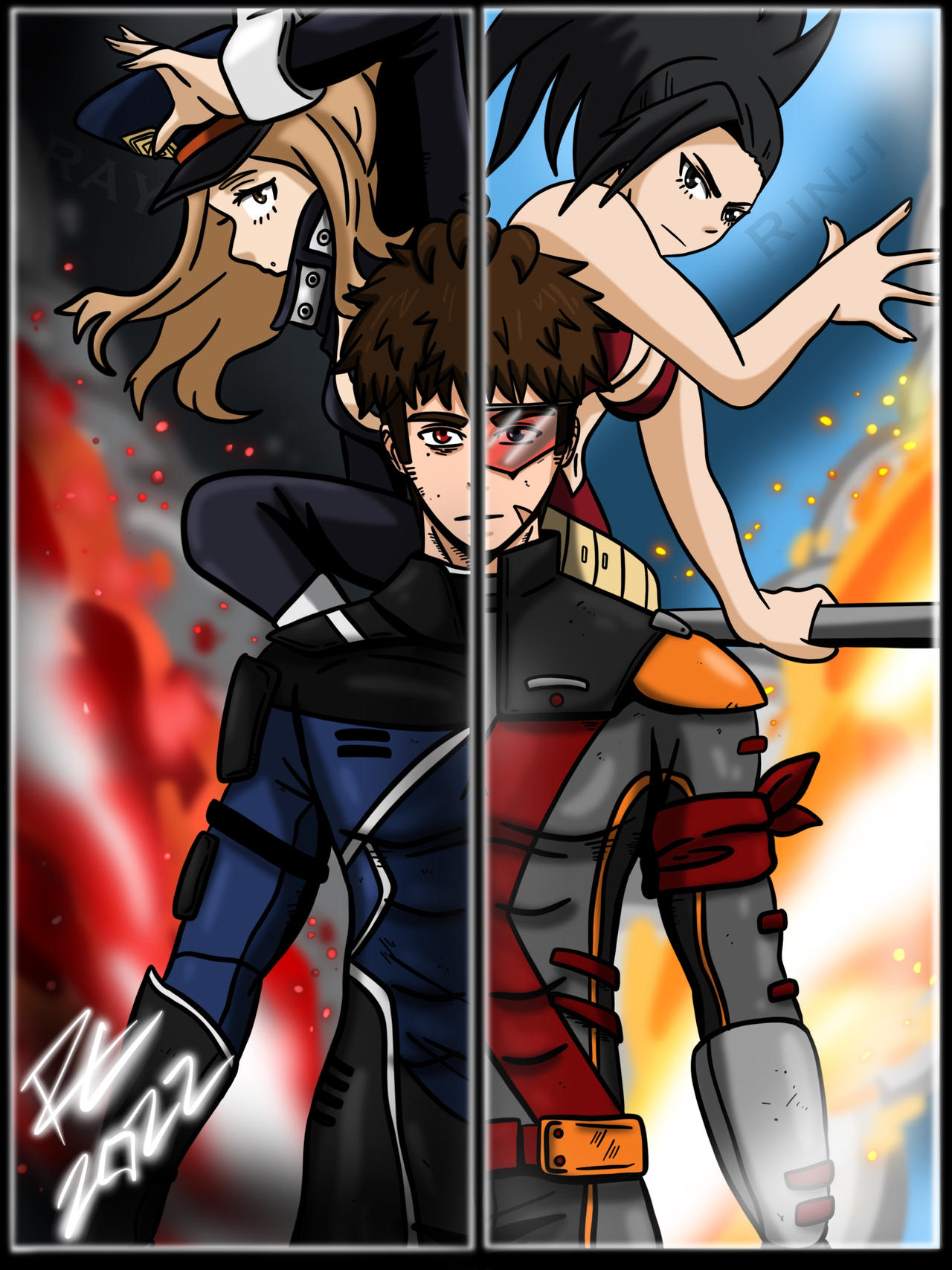 Rayrangi Ray and Rinji 2022 by rinji17onfire on DeviantArt