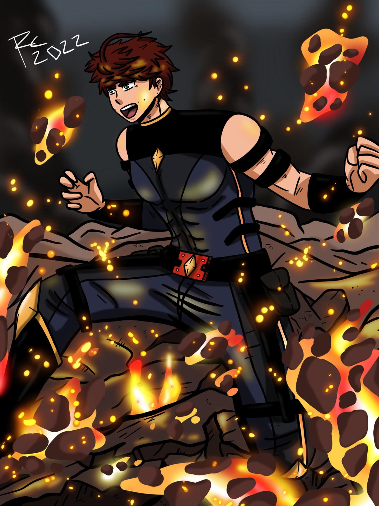 The Lava Hero Fireheart MHA OC By Rinji17onfire On DeviantArt the-lava-hero-fireheart-mha-oc-by-rinji17onfire-on-deviantart