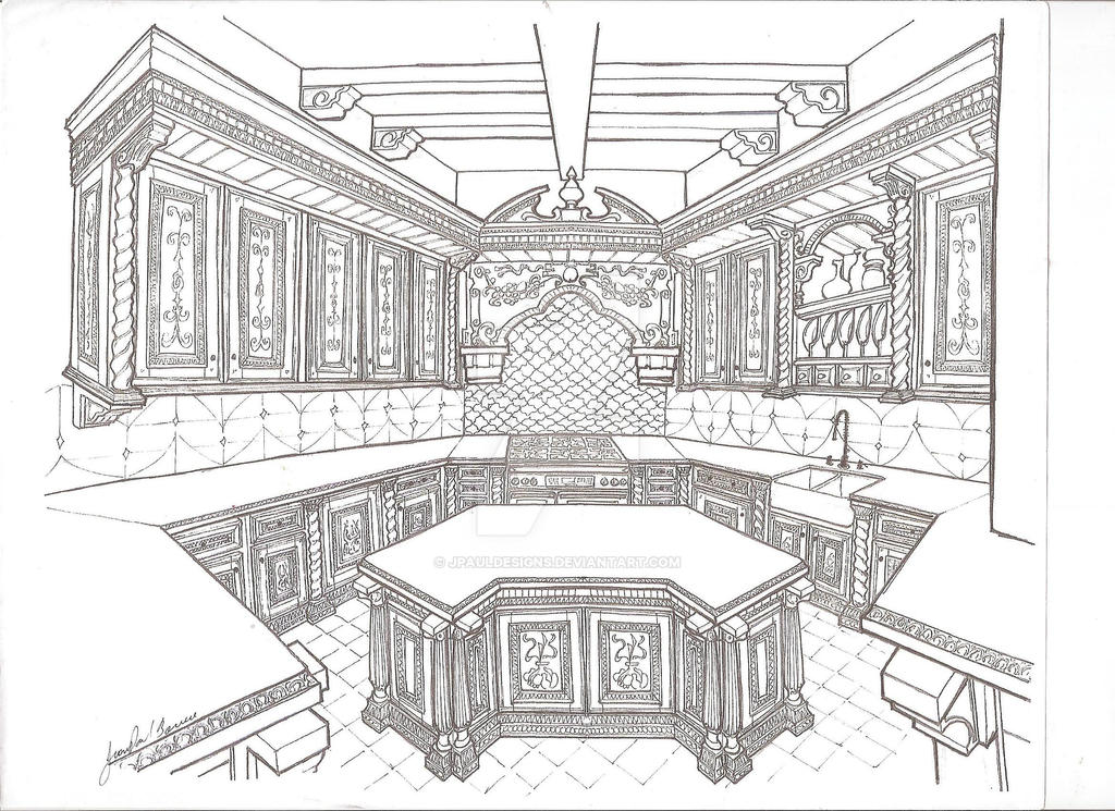 Main Kitchen by JPaulDesigns on DeviantArt