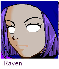 Raven's face