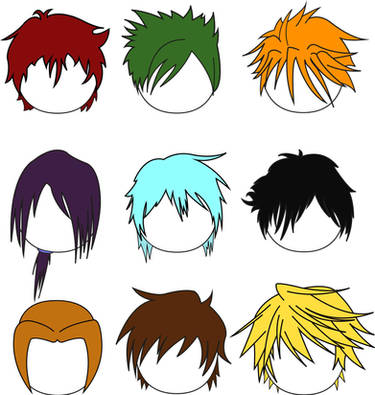 Anime Hairstyles by xDaixChibix on DeviantArt