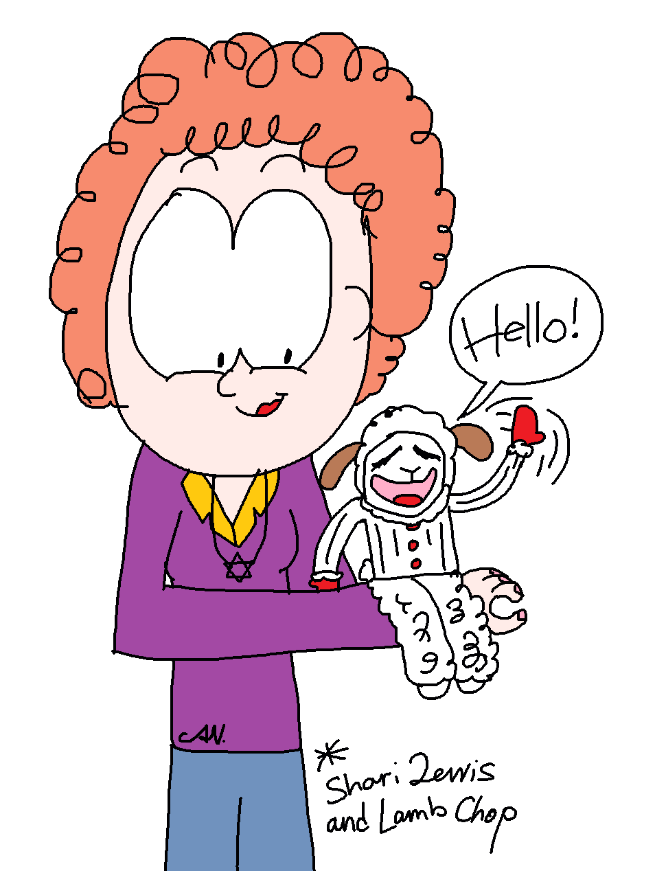 shari lewis and lamb chop as cartoons by AhmedFromCanada on DeviantArt shari lewis and lamb chop as cartoons by AhmedFromCanada on DeviantArt