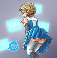 Internet Explorer now Anime