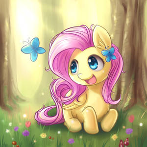 Fluttershy and Butterfly