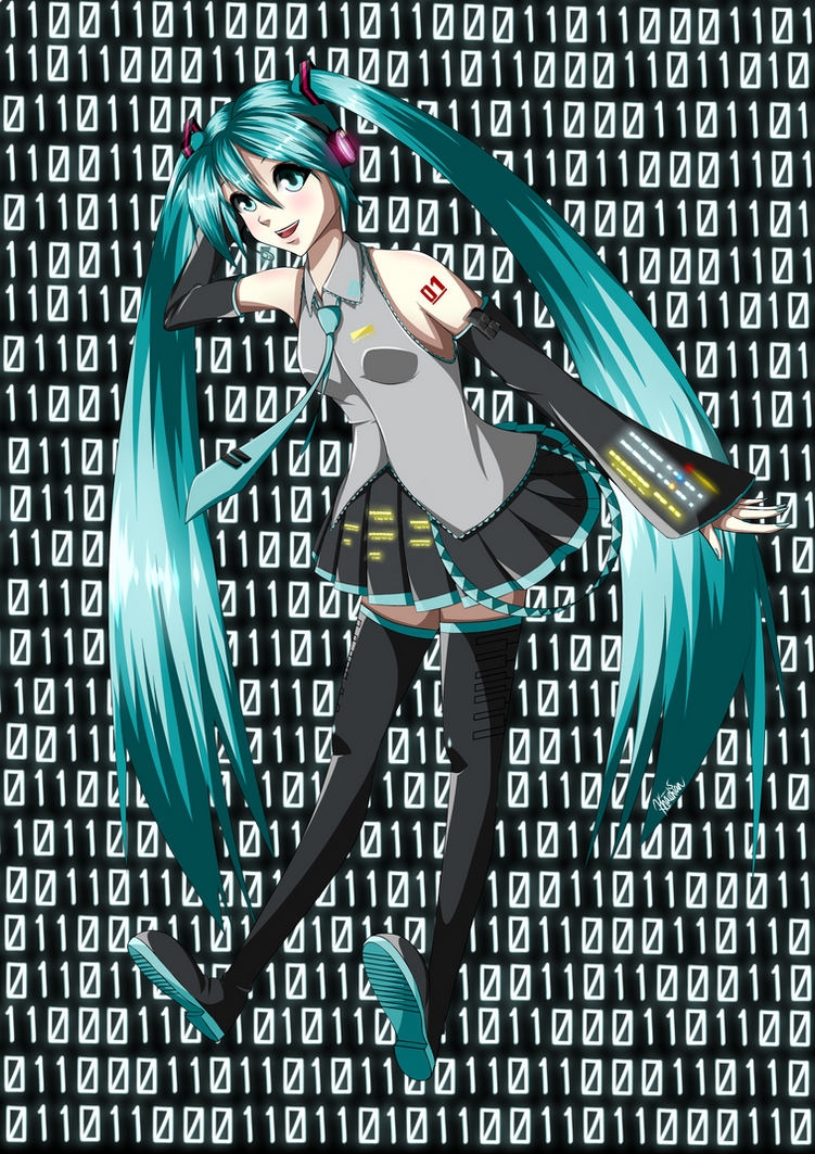 Hatsune Miku (Vocaloid) by Ahkhai1999 on DeviantArt
