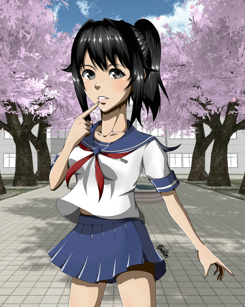 Ayano Aishi Yandere Simulator By Ahkhai1999 On Deviantart