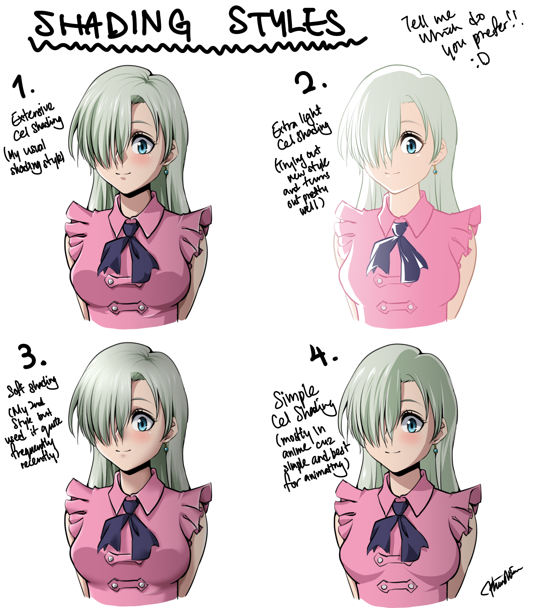 My current shading styles by Ahkhai1999 on DeviantArt My current shading styles by Ahkhai1999 on DeviantArt