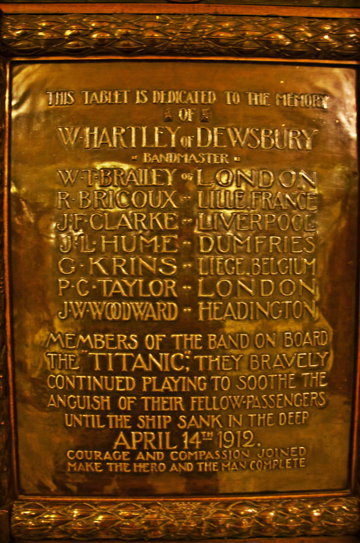 Titanic Band Memorial By Beholder6 On DeviantArt titanic-band-memorial-by-beholder6-on-deviantart