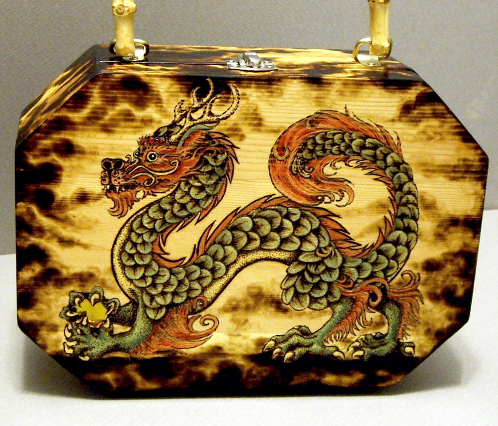 Chinese Dragon Purse Front by CozmicDreamer on DeviantArt